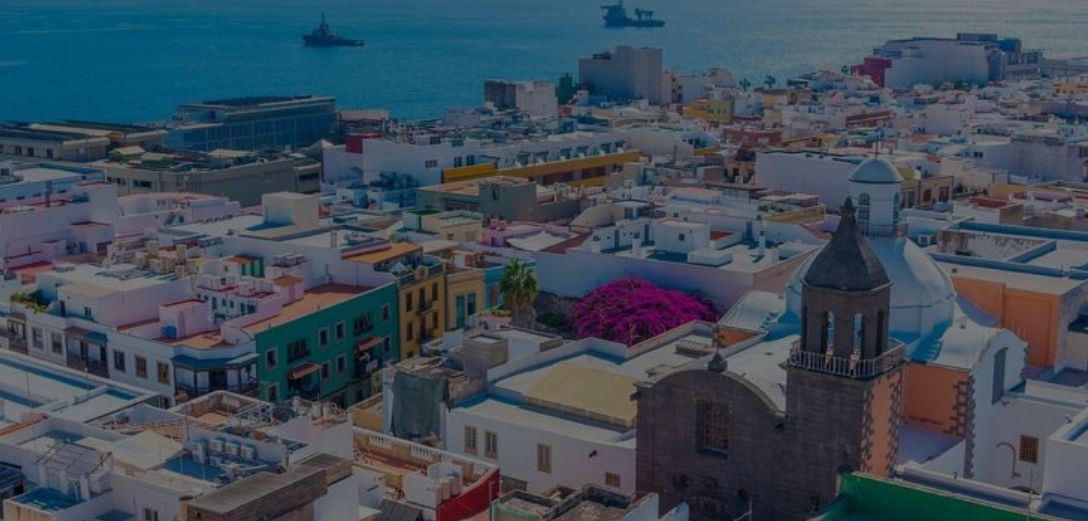 Puntos de contacto y elevación del margen (Las Palmas)